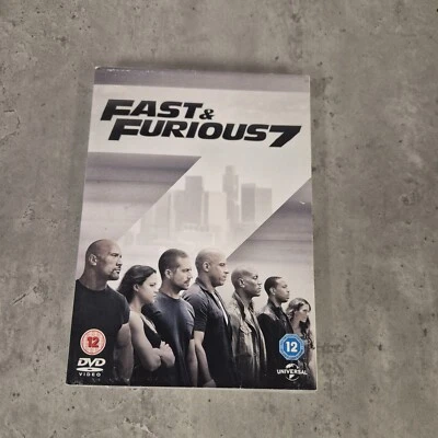 Fast and the Furious 7 - Vin - 12 - DVD -  New & Sealed - Free P&P - VGC NEW - Image 1 of 4
