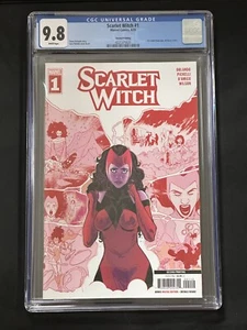 Scarlet Witch #1 Second Printing 2023 CGC 9.8 White Pages 1st Darcy Lewis - Picture 1 of 3