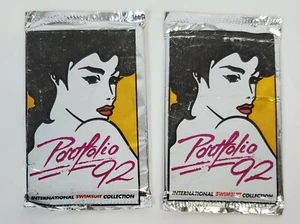 1993 Swimsuit Trading Cards International Sealed Portfolio Pack Lot of 2 - Picture 1 of 7