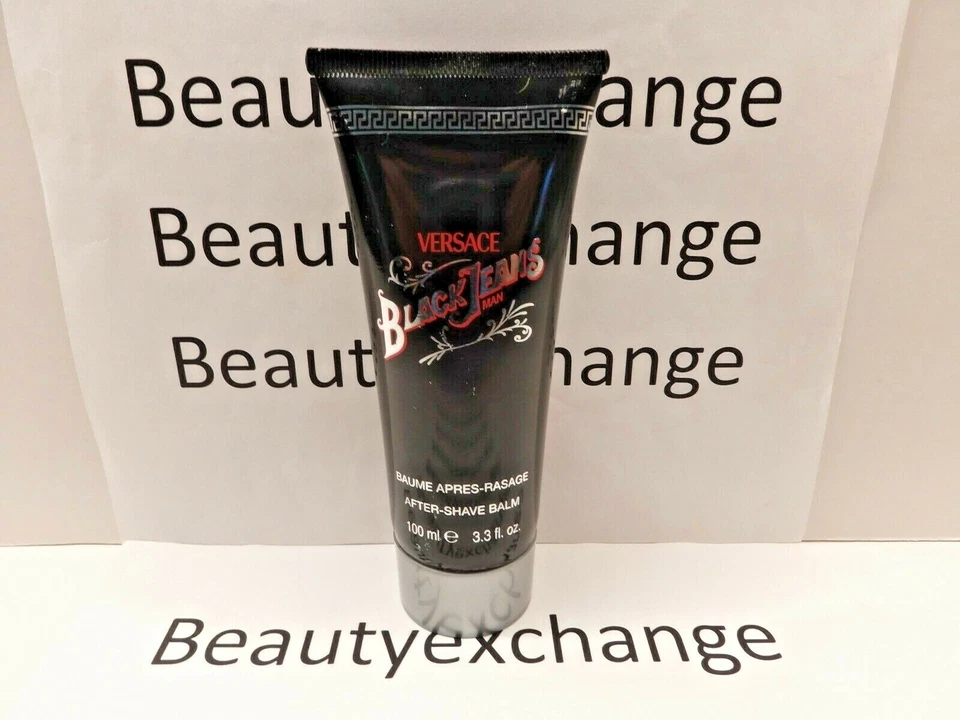 Pantalones de mezclilla Versace negros para hombre bálsamo para después del afeitado 3,3 oz Foto 1 de 1