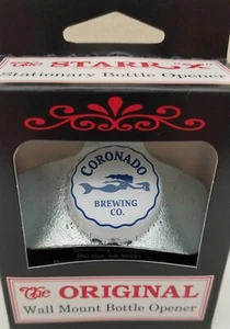 CORONADO Cervecería Sirena STARR Montaje en Pared ABRIDOR DE BOTELLAS Barra Cerveza Estacionaria NUEVO - Imagen 1 de 3