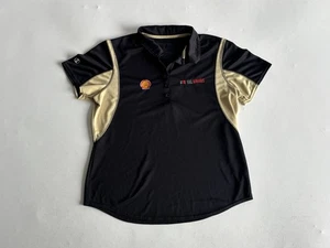 Holloway Shell Tankstelle Poloshirt Damen Größe Large Fuel Rewards schwarz - Bild 1 von 8