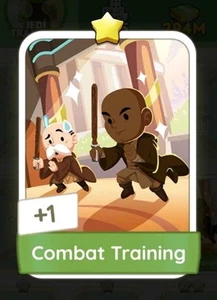 Combat Training Sticker (Set 2, 1 Star) Monopo_ly Go (STAR WARS ALBUM) - Picture 1 of 1