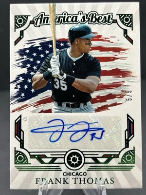 Frank Thomas /5 Auto - 2025 Panini Boys Of Summer America’s Best Emerald HOF - Image 1 of 2