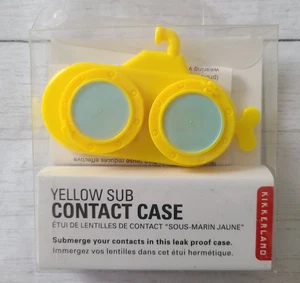Kikkerland Yellow Submarine Kontaktlinsen Brillenetui The Beatles Box Neu - Bild 1 von 3