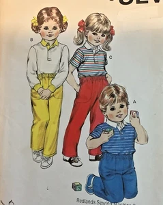 Sewing Pattern Vintage Toddlers Shirt and Pants Uncut T1-T4 Kwik Sew 1379 - Picture 1 of 3