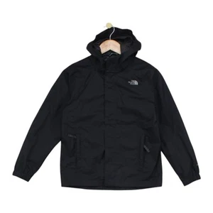 North Face Dryvent Waterproof Jacket Boys Size M Black Hooded Lightweight - Picture 1 of 15