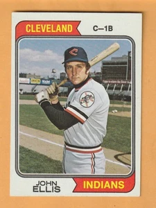 John Ellis Cleveland Indians 1974 Topps #128 New London Connecticut - Bild 1 von 2