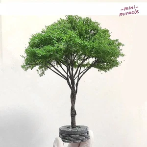 Garden Scenery HO/OO Scale Miniatures Tree With Flower Bed Landscape Plants - Picture 1 of 5