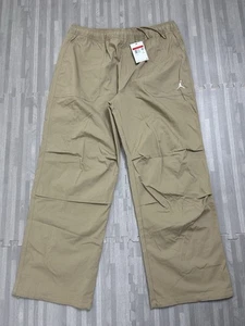 Nike Air Jordan MVP Woven Pants Mens Size Large Sail Khaki HQ8135 Straight $90 - Picture 1 of 9