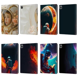 OFFICIAL HAROULITA ASTRONAUT LEATHER BOOK WALLET CASE FOR APPLE iPAD - Picture 1 of 9