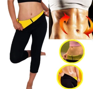 Women’s Neoprene Thermo Pants Slim Hot Sweat Sauna Body Shaper Gym Trainer XXL - Picture 1 of 8