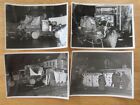 4 alte Fotos schwerer LKW Unfall / BREMEN Friedrich Ebert Str. / 1950iger Jahre