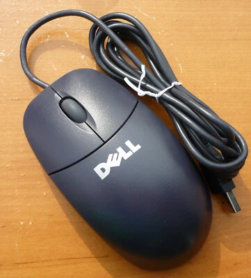 Dell MO56UC USB Wired Mechanical Ball Wheel Mouse DARK GRAY EXCELLENT CONDITION - Image 1 of 4