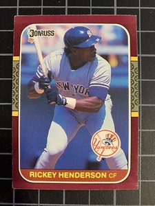 Rickey Henderson 1987 Donruss Opening Day #248 Mint Yankees