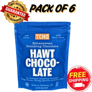 PACK OF 6 | Tcho Hawt Chocolate Crumbles | Dark Chocolate | 100% Fresh US | 8 oz - Picture 1 of 2