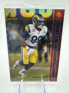 2022 Panini Luminance Red /25 Aaron Donald Rams #39 SP - Picture 1 of 3
