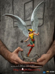 Iron Studios Hawkgirl Art Scale 1/10 Statue 14in. High Model INSTOCK - Picture 1 of 12