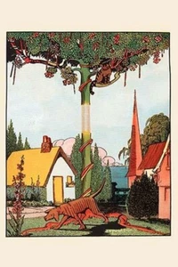 Gingerbread Dog Looking for the Cat Eugene Field Poster Print - Picture 1 of 1
