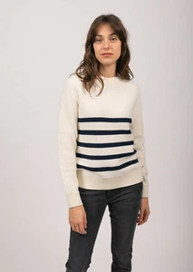 SAINT JAMES WOMENS BIELLA HIGH NECK SWEATER DESIGNER WOOL  JUMPER KNIT  RRP £185 - Picture 1 of 5