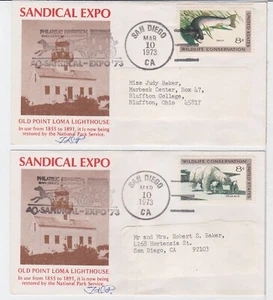 TurtlesTradingPost- San Diego, CA 1973- Hand Cancel SANDICAL Cover - Picture 1 of 1