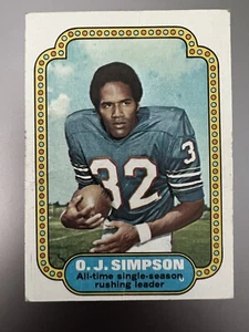 1974 Topps O. J. Simpson #1 - Picture 1 of 2