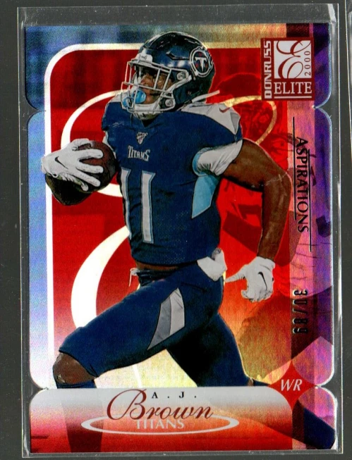 2020 Elite '00 Elite Aspirations Die Cut #41 A.J. Brown /89 - Image 1 of 1