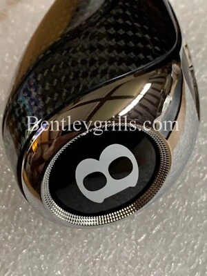 Perilla de cambio Bentley Bentayga completamente genuina fibra de carbono/cromo Foto 1 de 4