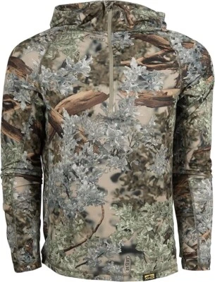 NWT Kings Men's 1/4 Zip XKG Elevation Hoodie, Desert Shadow, XKG4215, Large L - Image 1 of 4