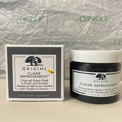 Origins Clear Improvement Charcoal Honey Mask  2.5 oz New - Image 1 of 2