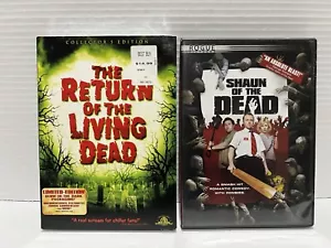 Return Of The Living Dead (new sealed) & Shaun Of The Dead Zombie Horror Dvd - Picture 1 of 6