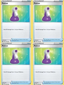 4x Potion Playset Trainer Card 139/159 Crown Zenith Pokemon TCG NM - Picture 1 of 1
