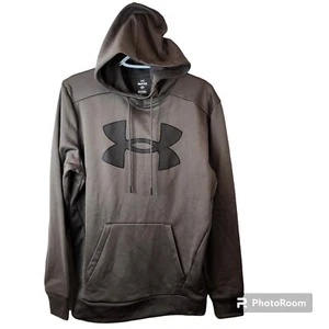 Under Armour Men S Armour Fleece Hoodie Big Logo Pullover Hooded Sweatshirt NWOT - Picture 1 of 10