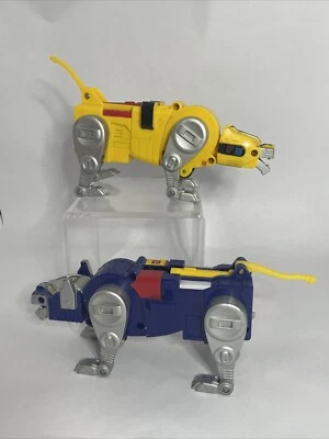 Trendmasters Voltron 1998 tercera dimensión azul león amarillo león parte Foto 1 de 4