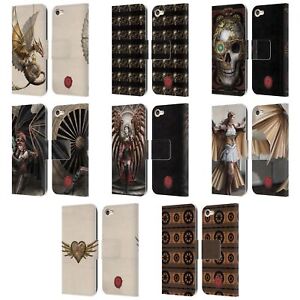 OFFICIAL ANNE STOKES STEAMPUNK LEATHER BOOK WALLET CASE FOR APPLE iPOD TOUCH MP3