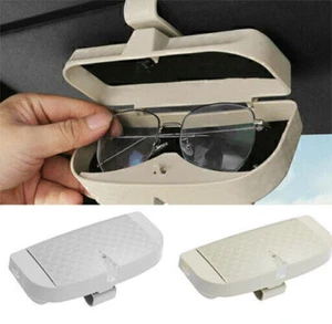 KFZ Auto Sonnenblende-Halter Aufbewahrungsbox Brille Sonnenbrille Brillenhalter - Bild 1 von 9
