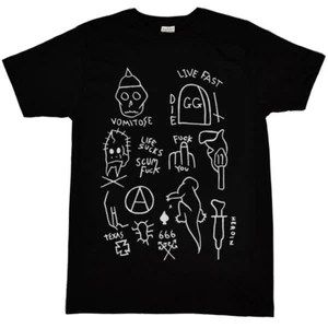 VTG GG Allin Tattoos Shirt Unisex Men Women Size S to 5XL EF0227 - Picture 1 of 4