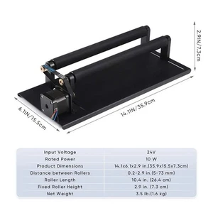 Eje giratorio Monport 360° para grabador láser CO2 40W para sostener objetos cilíndricos - Imagen 1 de 4