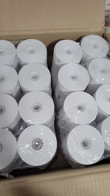 (32) PAPEL DE RECIBO POS TÉRMICO 3-1/8" X 230' - 32 ROLLOS ~ENVÍO RÁPIDO GRATUITO~ Foto 1 de 4