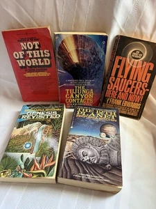 UFO Alien Subject Book Lot - Set Of 5 - Imagen 1 de 6