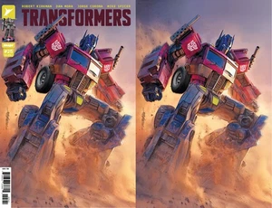 TRANSFORMERS #25 Mike Mayhew Studio Variant Cover Set of A & B Virgin RAW - Picture 1 of 2
