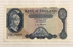 Großbritannien 5 Pounds 1957-67 P-371 ss+ - Bild 1 von 2