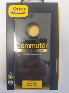 OtterBox Commuter Series Case For iPhone 7 & 8 PLUS Black NEW - Picture 1 of 3