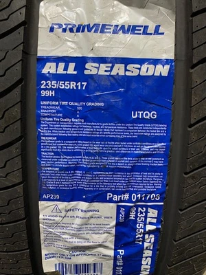 1 neumático Primewell para todas las estaciones 235 55 17 (99H) nuevo Foto 1 de 4