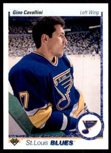 1990-91 Upper Deck Gino Cavallini Hockey Cards #38