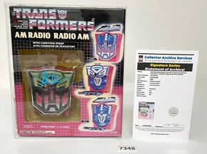 1984 Transformers G1 AM RADIO signiert Peter Cullen CAS Signature Series lose 90+ - Bild 1 von 20