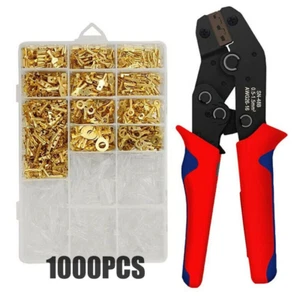 1000Pcs Assortment Spade Male Female Terminals Electrical Wire Crimp Connectors - Picture 1 of 10