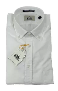 BD BaggieS Camicia Button Down in cotone Oxford pin point unito Bianco - Imagen 1 de 4