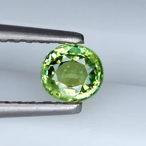 0,38 kt TOP OVALE FORM NATÜRLICHER DEMANTOID GRANAT LOSER EDELSTEIN - Bild 1 von 3