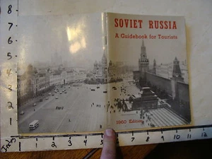 Vintage Travel: RUSSIA--SOVIET RUSSIA a guidebook for Tourists 1960 ed. - Picture 1 of 2